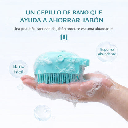 Cepillo de Baño con Dispensador de Shampoo