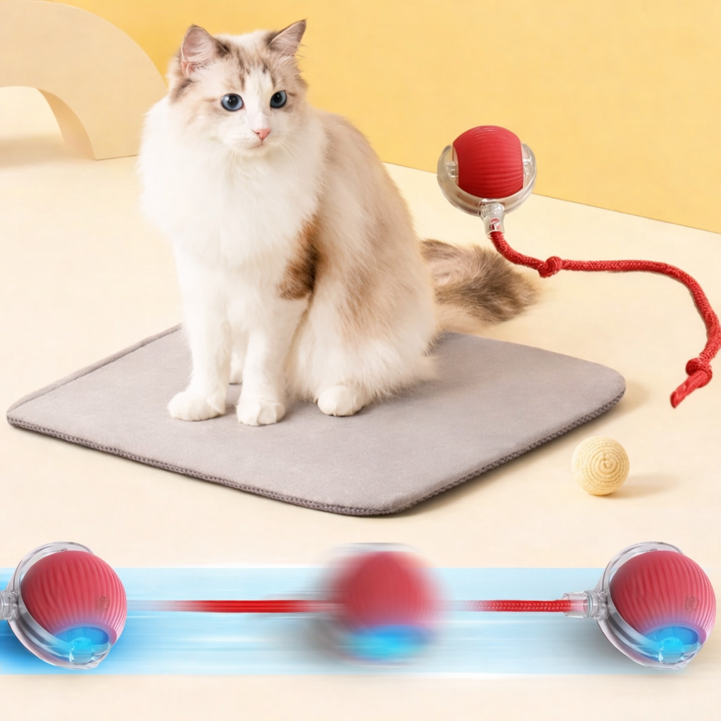 Pelota Inteligente Interactiva para Gatos