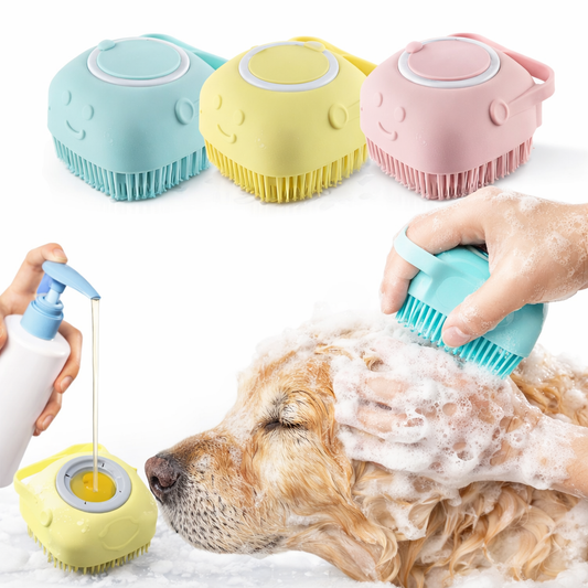 Cepillo de Baño con Dispensador de Shampoo