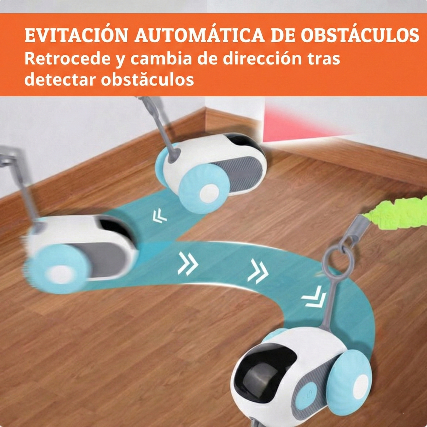 Juguete Inteligente Interactivo para Gatos – Auto y Control Remoto (2 Modos)