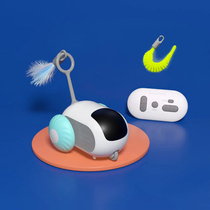 Juguete Inteligente Interactivo para Gatos – Auto y Control Remoto (2 Modos)
