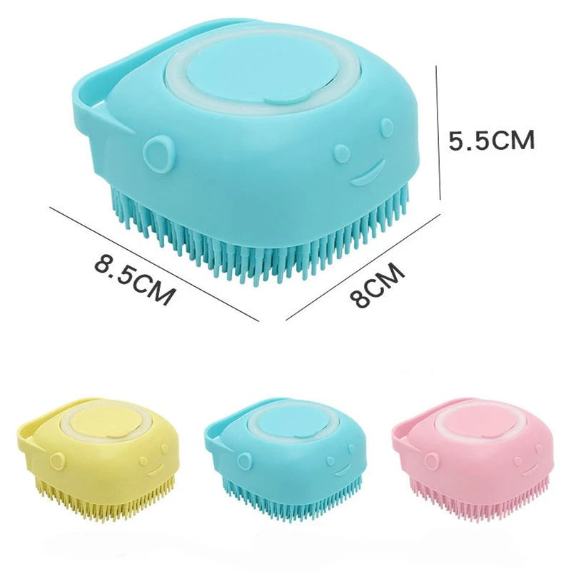 Cepillo de Baño con Dispensador de Shampoo