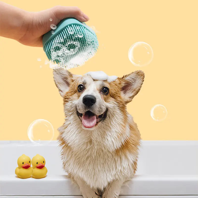 Cepillo de Baño con Dispensador de Shampoo
