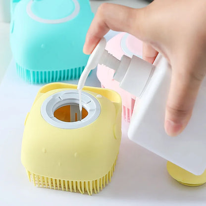 Cepillo de Baño con Dispensador de Shampoo